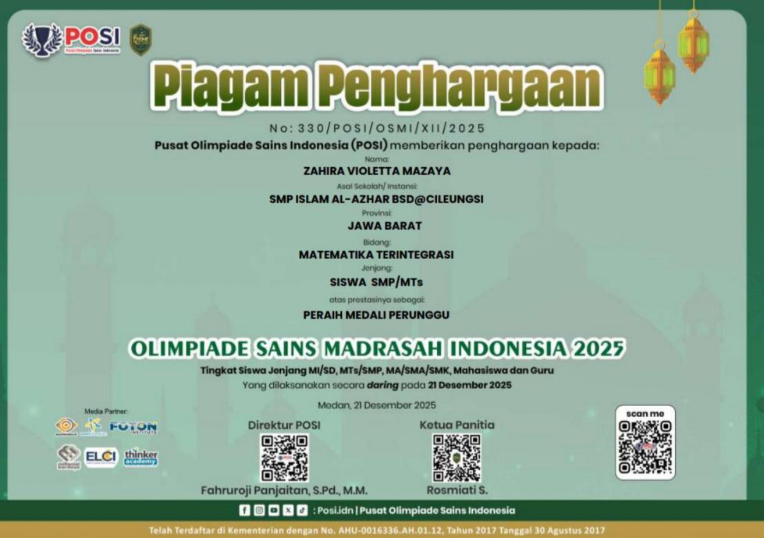 SMP%20Islam%20Al Azhar%20BSD@Cileungsi